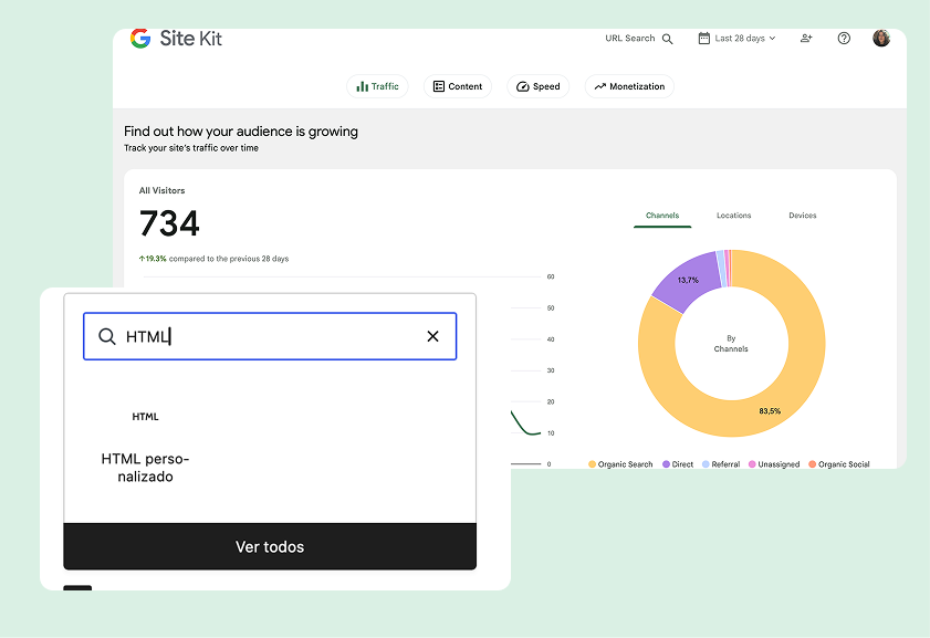 Como insertar código HTML en WordPress