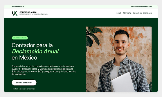 Proyecto WordPress Contador Anual