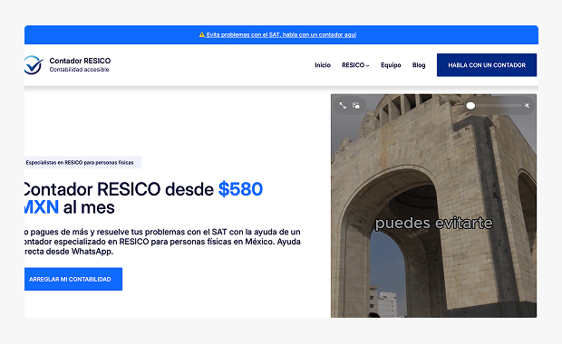 Cliente Contador RESICO